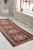 Vintage Nomadic Pink, Purple, Charcoal & Black Runner Rug , 3.5 x 9.8 For Sale - Image 4 of 11