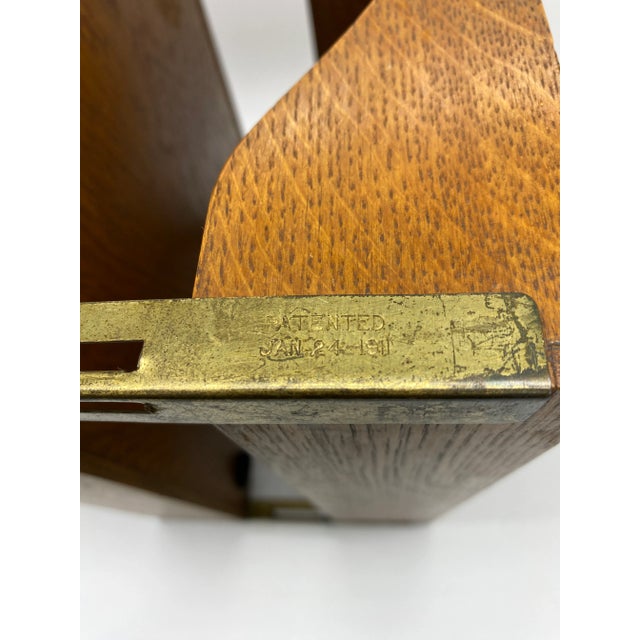 Brown Early 20th Century Globe-Wernicke Antique Wood 2-Tier Letter Tray For Sale - Image 8 of 9