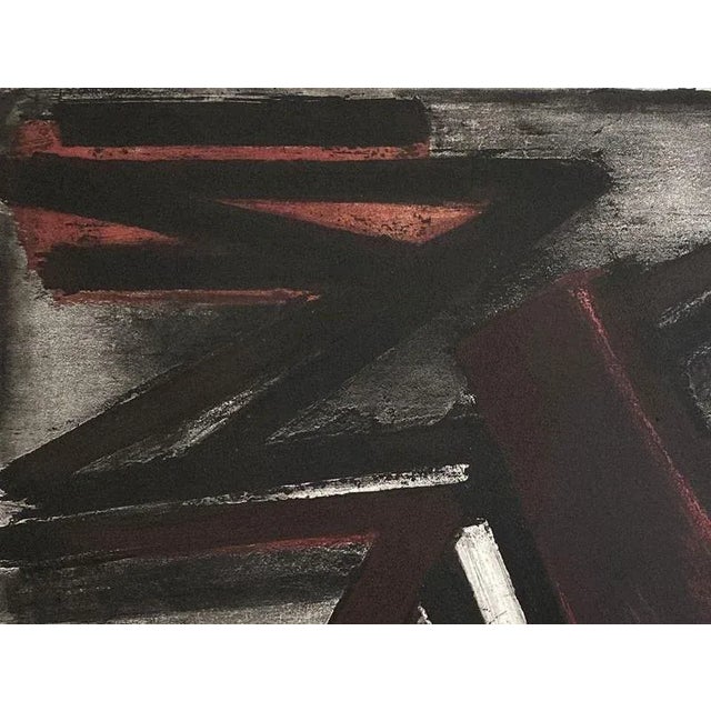 Modern Pierre Soulages, Etching II, 1952, Original Engraving For Sale - Image 3 of 6