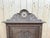 Wood Breton Wardrobe in Carved Oak For Sale - Image 7 of 9