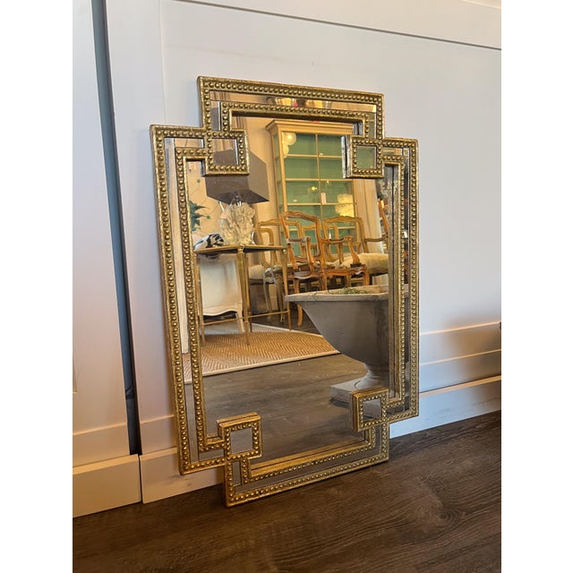 Late 20th Century Art Deco Wall Mirror For Sale - Image 5 of 5