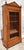Coastal Vintage Coastal Carved Bamboo Wire Front Armoire For Sale - Image 3 of 11