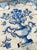 Ceramic Antique 18th Century Portuguese Baroque Blue & White Floral Tile Panel For Sale - Image 7 of 15