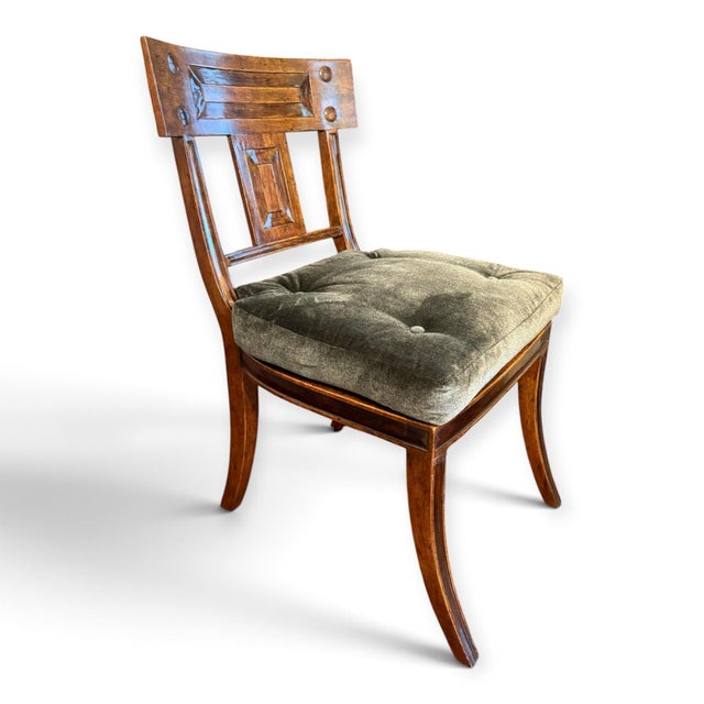 Traditional Michael Taylor Klismos Dining Chairs- A Set of 8 For Sale - Image 3 of 7
