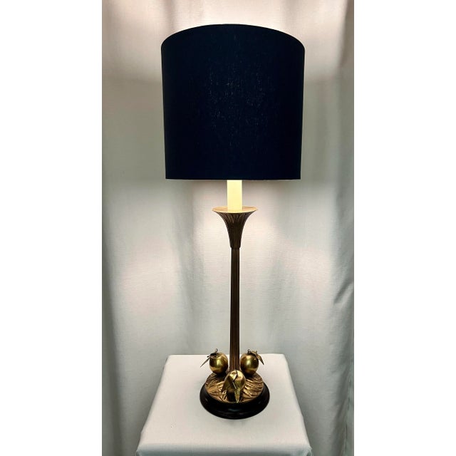 This bespoke Turtle and Crane find is a striking example of 1970s Hollywood Regency opulence. Confidently attributed to...