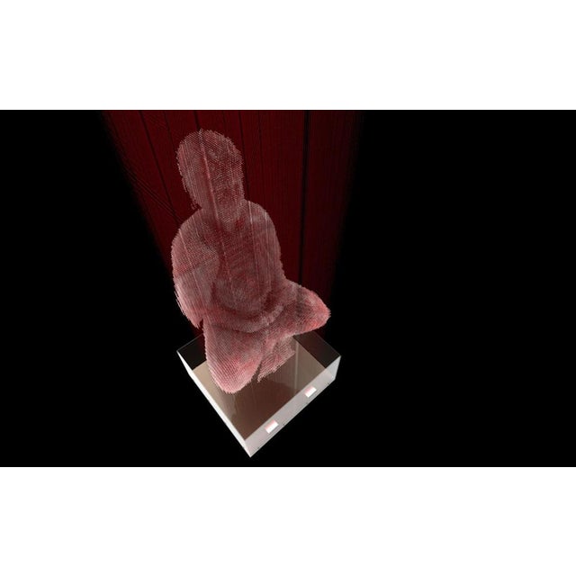 Glass 3D Art 8 Lights Led Sculptural Piece by Aggiolight For Sale - Image 7 of 10