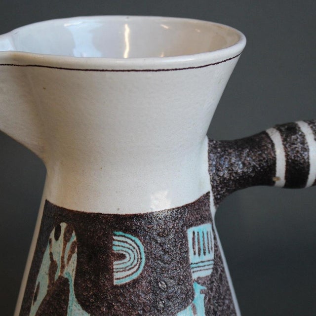 Vintage Italian Pitcher by Serafino Mattucci, 1960 For Sale - Image 10 of 15