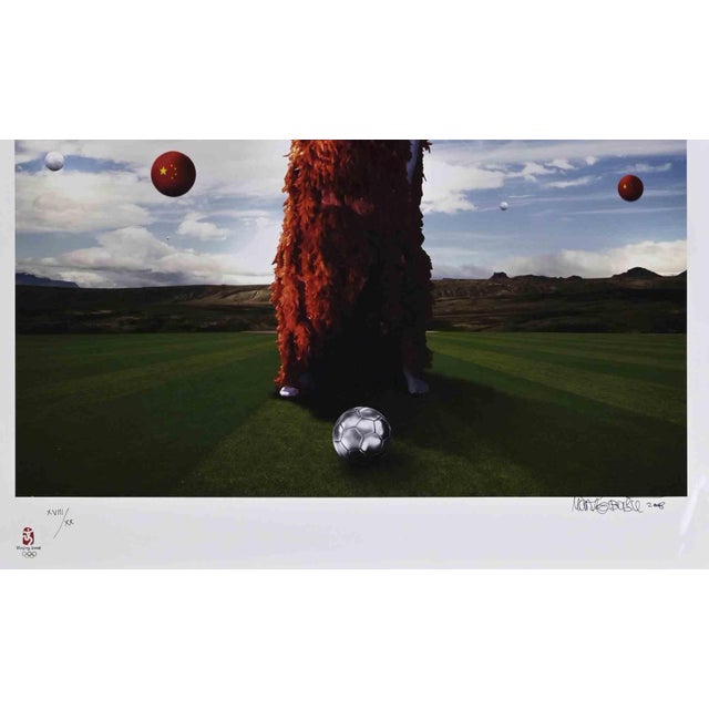 Game Lover is a contemporary artwork realized by Matteo Basilé in 2008. Mixed colored lithograph. Hand-signed on the lower...