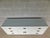 White Faux Bamboo Campaign Style Wicker Dresser Coastal Style Attributed to Henry Link For Sale - Image 8 of 16