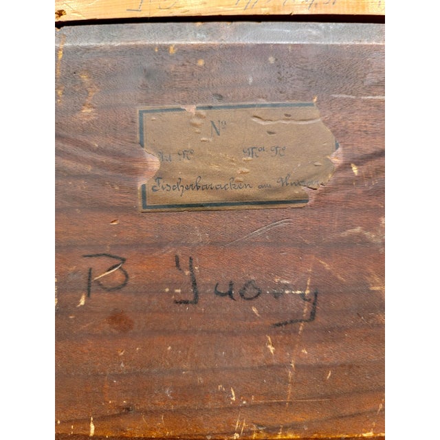 Brown 19th Century Continental School -Under the Moon Nite Campfire-Oil Painting For Sale - Image 8 of 10