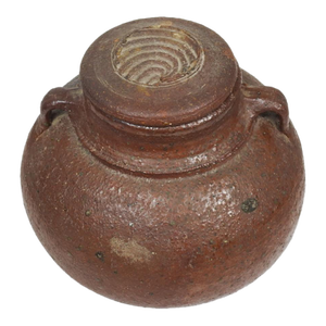Late 20th Century Evelyne Porret Michel Pastore Pottery Jar