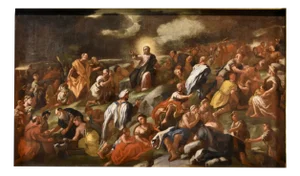 Angelo Solimena, Multiplication of the Loaves and Fishes, 1710, Oil on Canvas