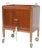1930s Rare Kirby Beard Paris Art Deco Mahogany Bar Cabinet Trolley on Casters With Original Tray For Sale