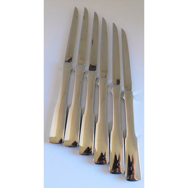 Towle Byfield Pattern Vintage Stainless Steel Steak Knives Set of 6