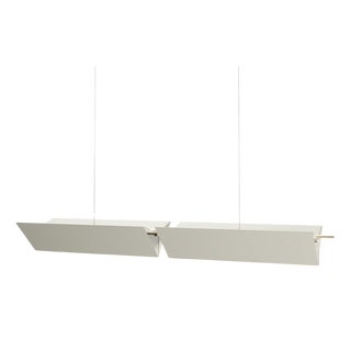 3T09 Bronze Structure and Ivory Fabric Lamp by Neri & Hu for Cassina For Sale