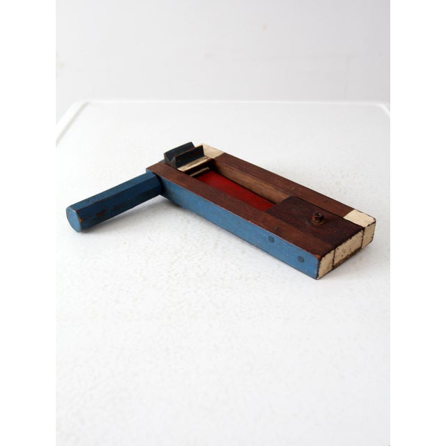 Early 20th Century Wooden Noisemaker For Sale - Image 6 of 8