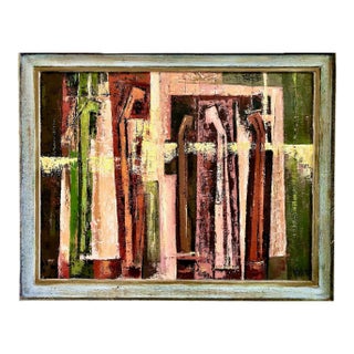 “Men of Matthew” a Geometric Abstract by Northwest Artist Warren A. Wolf For Sale