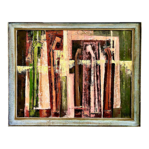 “Men of Matthew” a Geometric Abstract by Northwest Artist Warren A. Wolf