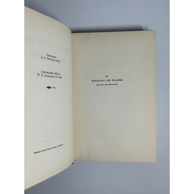 Textile Mid Century 8vo Book, w.e. Burghardt Dubois's the Souls of Black Folks, Limited and Autographed Edition - 2 Pieces For Sale - Image 7 of 12