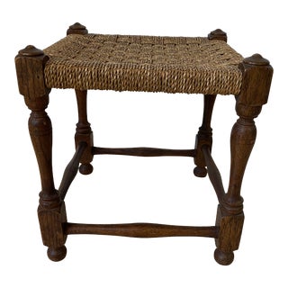 1970s Vintage Audoux Minet Style Stool For Sale