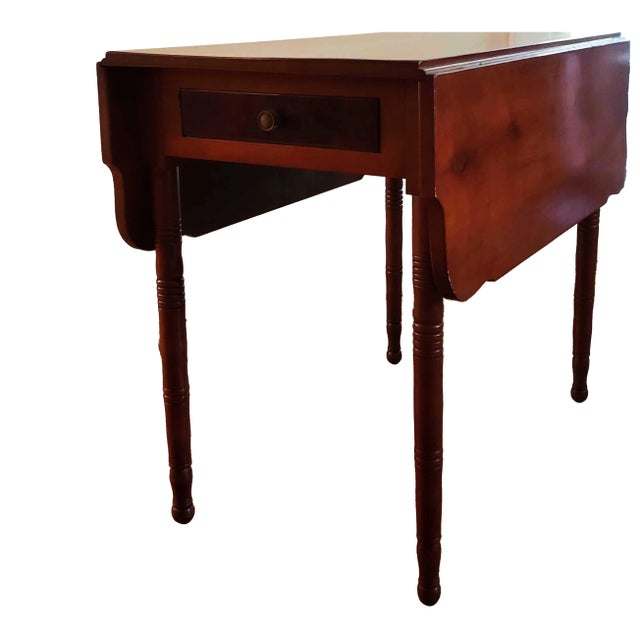American Federal Hepplewhite Drop Leaf Table For Sale