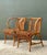 Vintage 1940s Danish Tove Kindt Larsen for Robert Wengler Stick Rattan Lounge Chairs - A Pair For Sale - Image 11 of 12