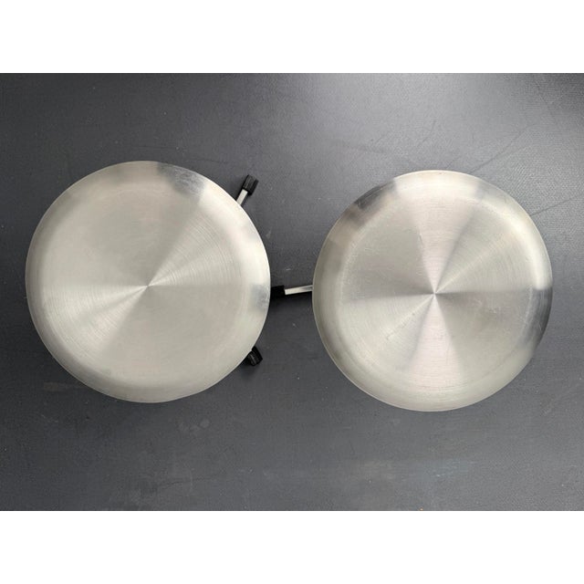 1960s Swivel Stools in Metal from Maquet, Germany, 1960s, Set of 2 For Sale - Image 5 of 6