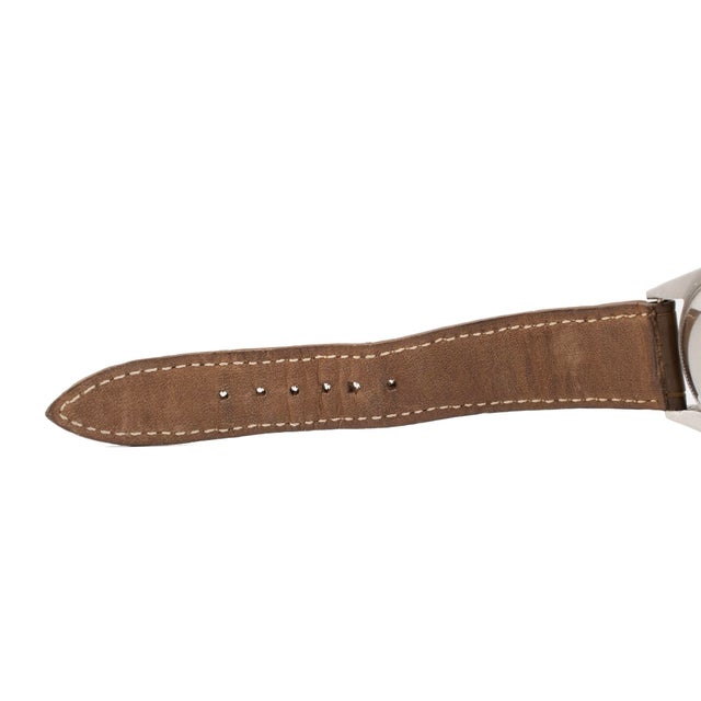 Vintage Rolex Oyster Perpetual 34mm 1002 Silver Dial Stainless Steel Watch For Sale In Houston - Image 6 of 8