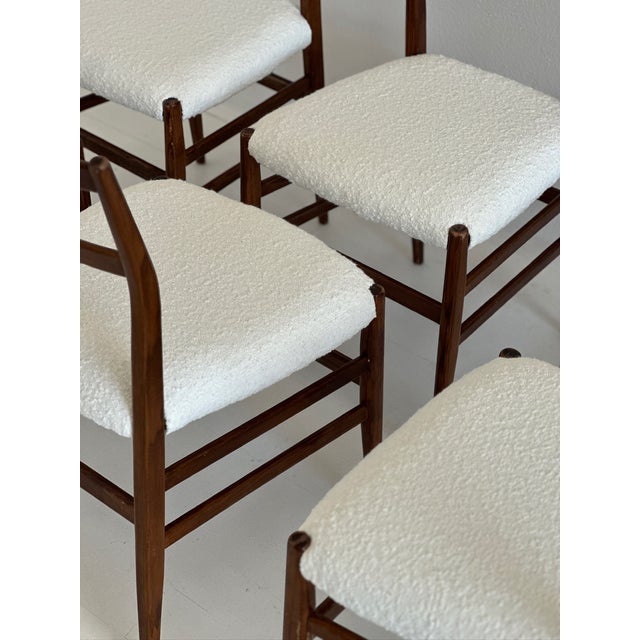 Leggera Dining Chairs by Gio Ponti for Cassina, 1950s, Set of 6, in Flawless conditions. Designed 1950 to 1959 This piece...