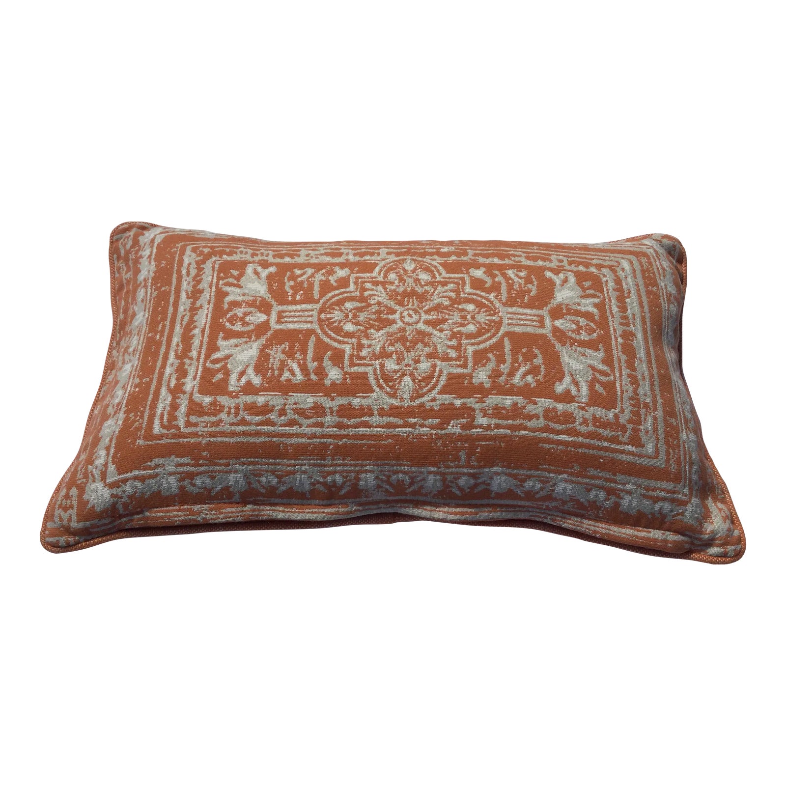 Restoration Hardware Tapestry Design on Rectangular Pillows | Chairish