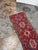 Red 1ft 10in × 12ft Karajeh Heriz Persian Rug, Circa 1930 For Sale - Image 8 of 12