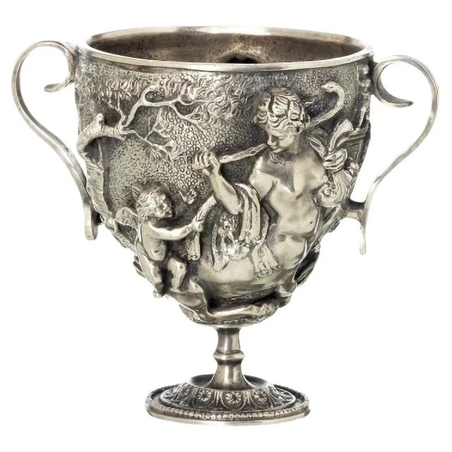 Silver Cup, Naples, Italy, Early 20th Century For Sale - Image 6 of 6