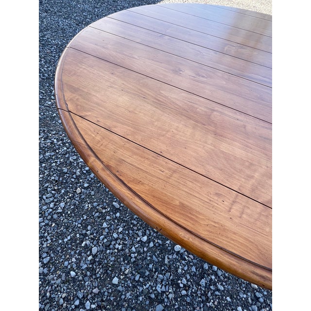 Brown Ethan Allen Legacy Collection Brittany Wrought Iron and Wood Dining Table For Sale - Image 8 of 9