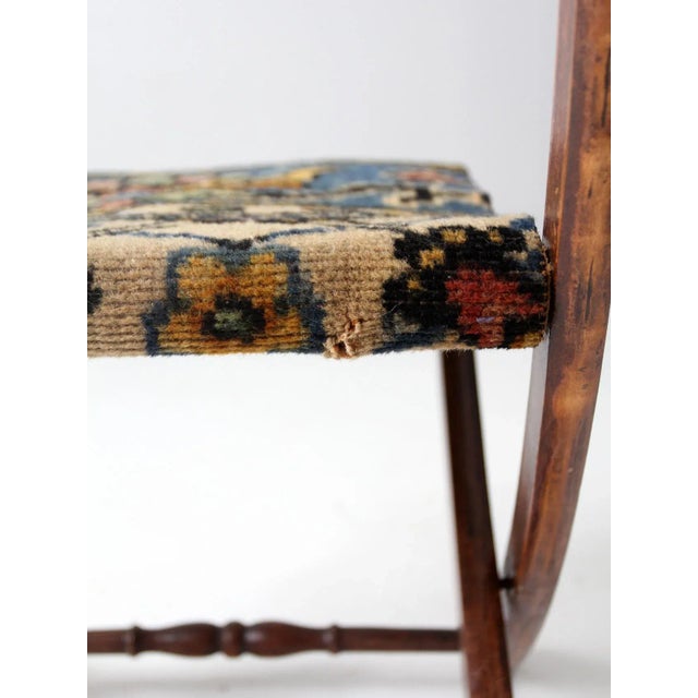 Antique Victorian Child's Folding Chair For Sale - Image 9 of 9