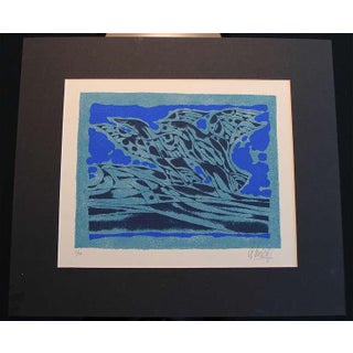 Yargo De Lucca, Inuit-Inspired Silkscreen Print, "Canada Suite Series", Ed. 6/20, 1976-1977 For Sale