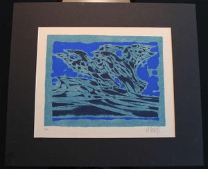 Yargo De Lucca, Inuit-Inspired Silkscreen Print, "Canada Suite Series", Ed. 6/20, 1976-1977