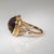 Black 3.9Ct Black Opal Ring With Earth Mined Diamonds Accents: Solid 14k Gold, 11mm For Sale - Image 8 of 8