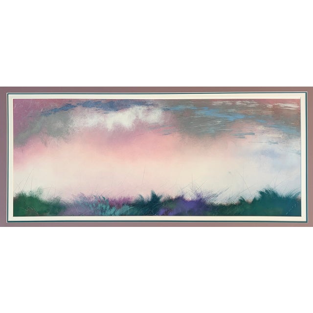 This Original Aleah Koury Pastel Mixed Media Artwork captures tidewater grasses in the mist at morning. It is untitled. It...