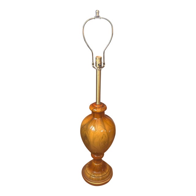 1960s Large Mid-Century Modern Murano Glass Lamp For Sale