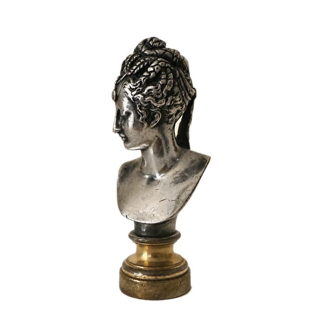 Late 19th Century Barbedienne, Paris - Circa 1880. The Goddess Seals the Letter For Sale - Image 5 of 8