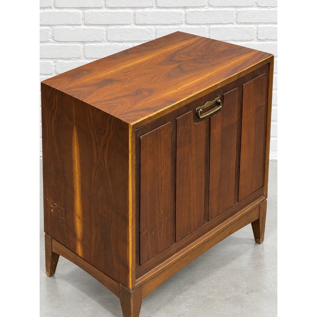 Mid Century Modern Record Storage Cabinet by Lane Furniture, C. 1960’s For Sale - Image 10 of 14