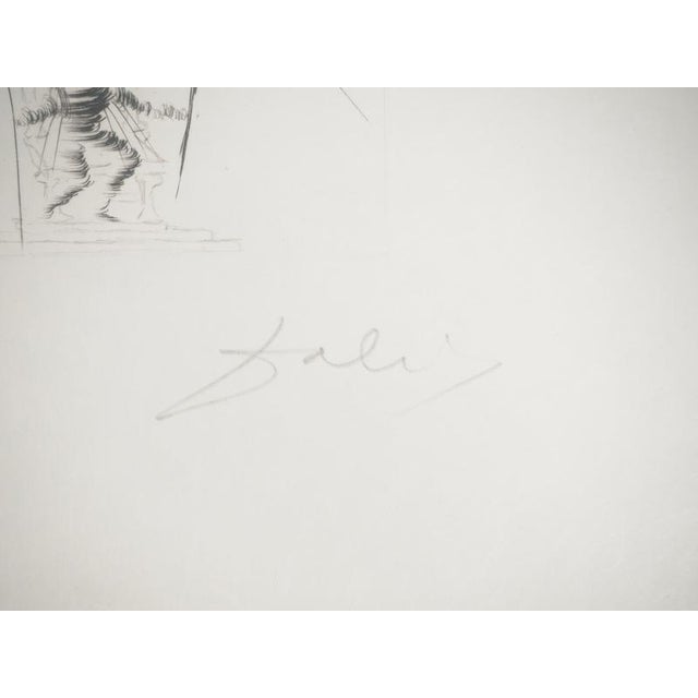 Modern Salvador Dali, Henry III, Original Engraving For Sale - Image 3 of 6