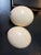 Bone Large Pair of Authentic Ostrich Eggs For Sale - Image 7 of 9