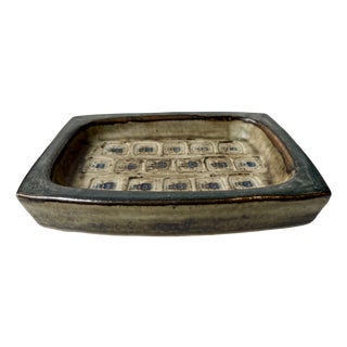 Glazed Stoneware Scarab Dish by Jørgen Mogensen for Royal Copenhagen, 1960s For Sale