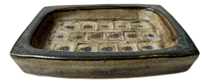 Glazed Stoneware Scarab Dish by Jørgen Mogensen for Royal Copenhagen, 1960s