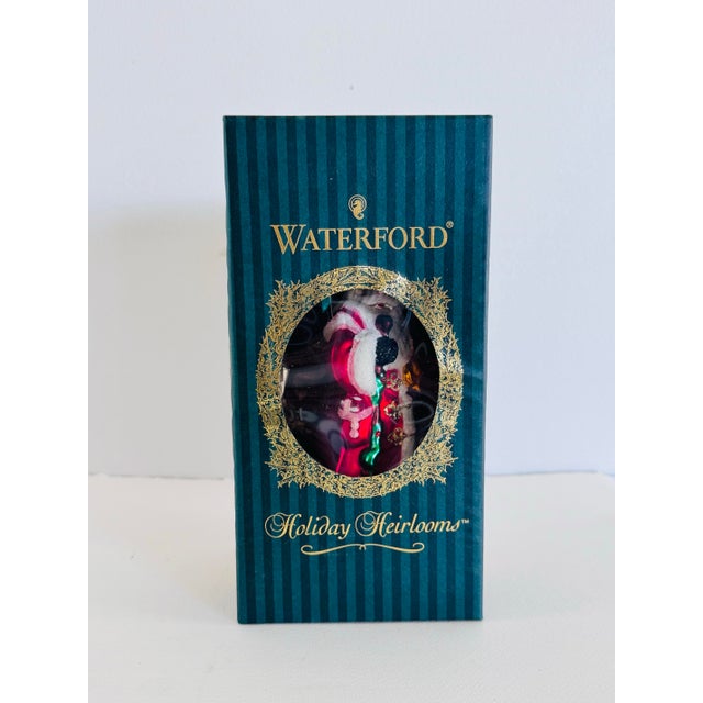 Red Waterford 2000 Santa Series - Third Edition No. 7459 Ornament W/ Box For Sale - Image 8 of 10