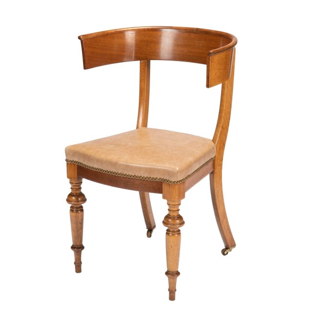 Austrian Biedermeier Klismos Chair (1830) For Sale - Image 13 of 13