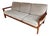 3-Seater Sofa in Teak and Wool, Denmark, 1960s For Sale