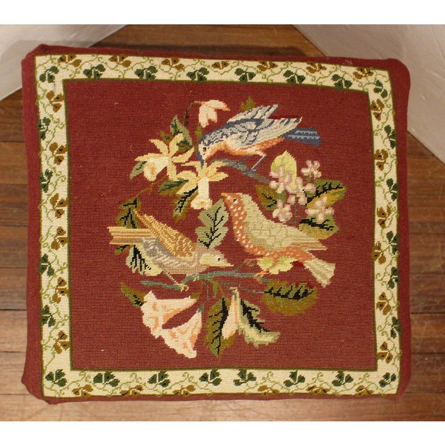 Circa 1835 William IV lift-top ottoman, English. Tapered body & bun feet. Once fabric covered, now in warm pine &...