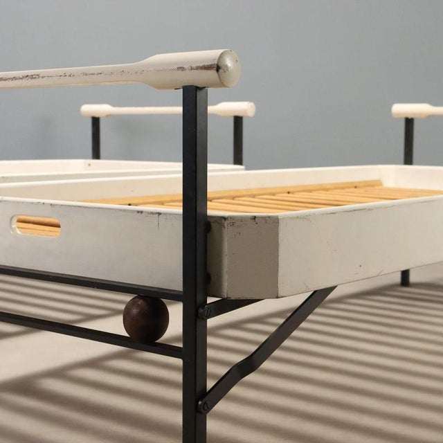 L75 Beds by Osvaldo Borsani for Tecno, Set of 2 For Sale - Image 5 of 10